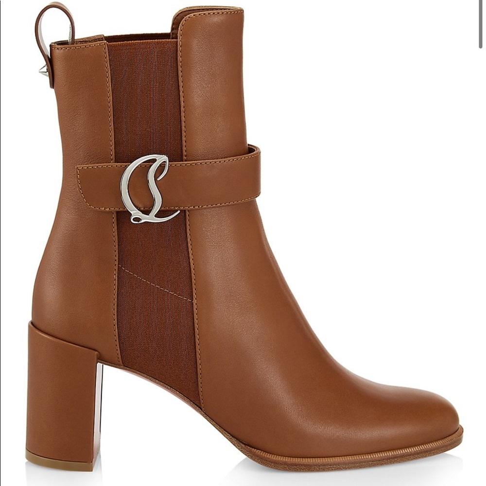 Christian Louboutin Leather 70 Chelsea Booties